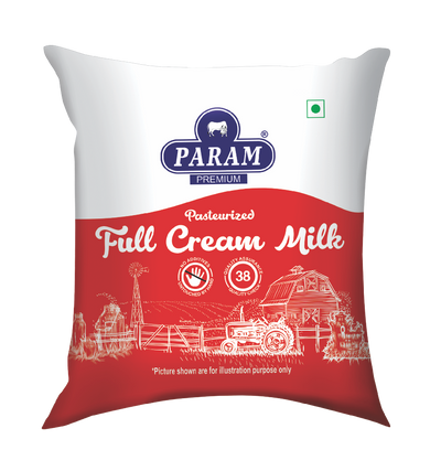 Param Premium Full Cream Milk 6Ltr Pack
