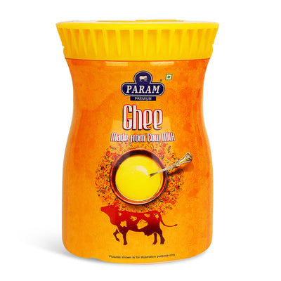 Param Premium Cow Ghee with Rich Aroma | 500ML Jar