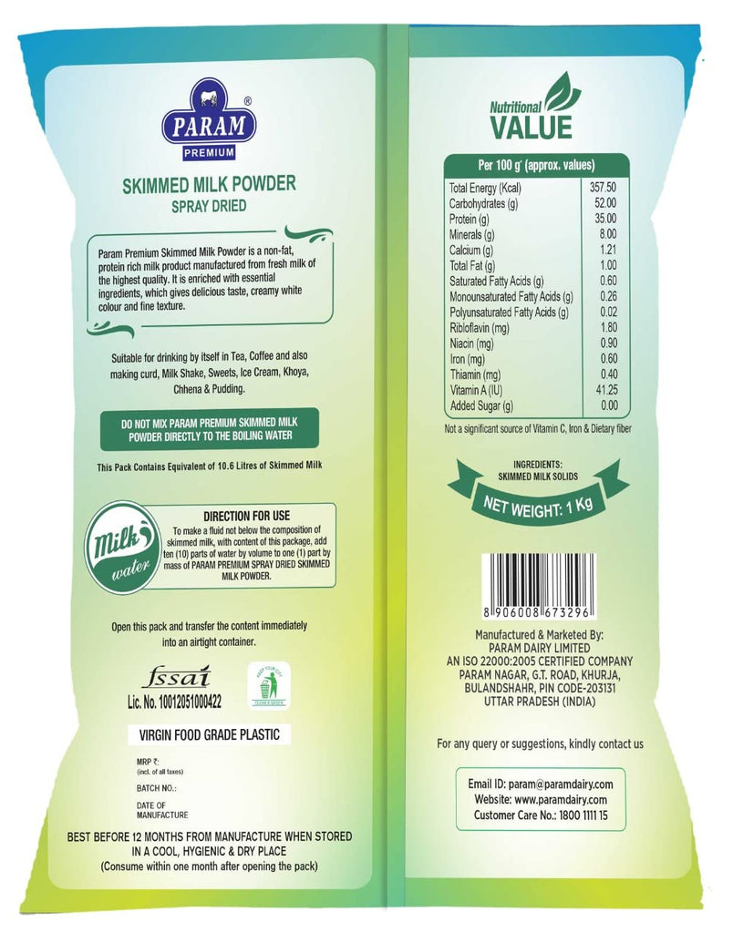 Param Skimmed Milk Powder