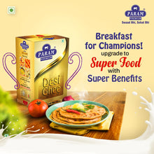 Load image into Gallery viewer, Param Premium Desi Ghee: GC Tested-Tetra Pack