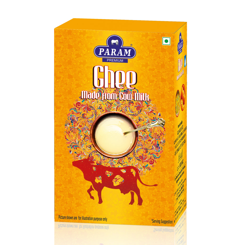 Param Premium Cow Ghee: GC Tested – Tetra Pack