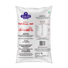 Load image into Gallery viewer, Param Premium Full Cream Milk 6Ltr Pack