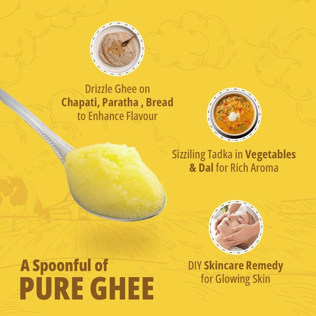 Param Premium Desi Ghee: GC Tested -Tin