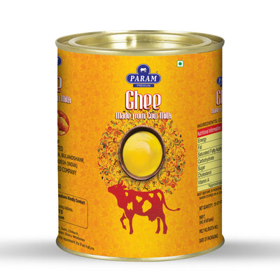 Param Premium Cow Ghee: GC Tested- Tin