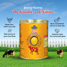 Load image into Gallery viewer, Param Premium Cow Ghee: GC Tested- Tin