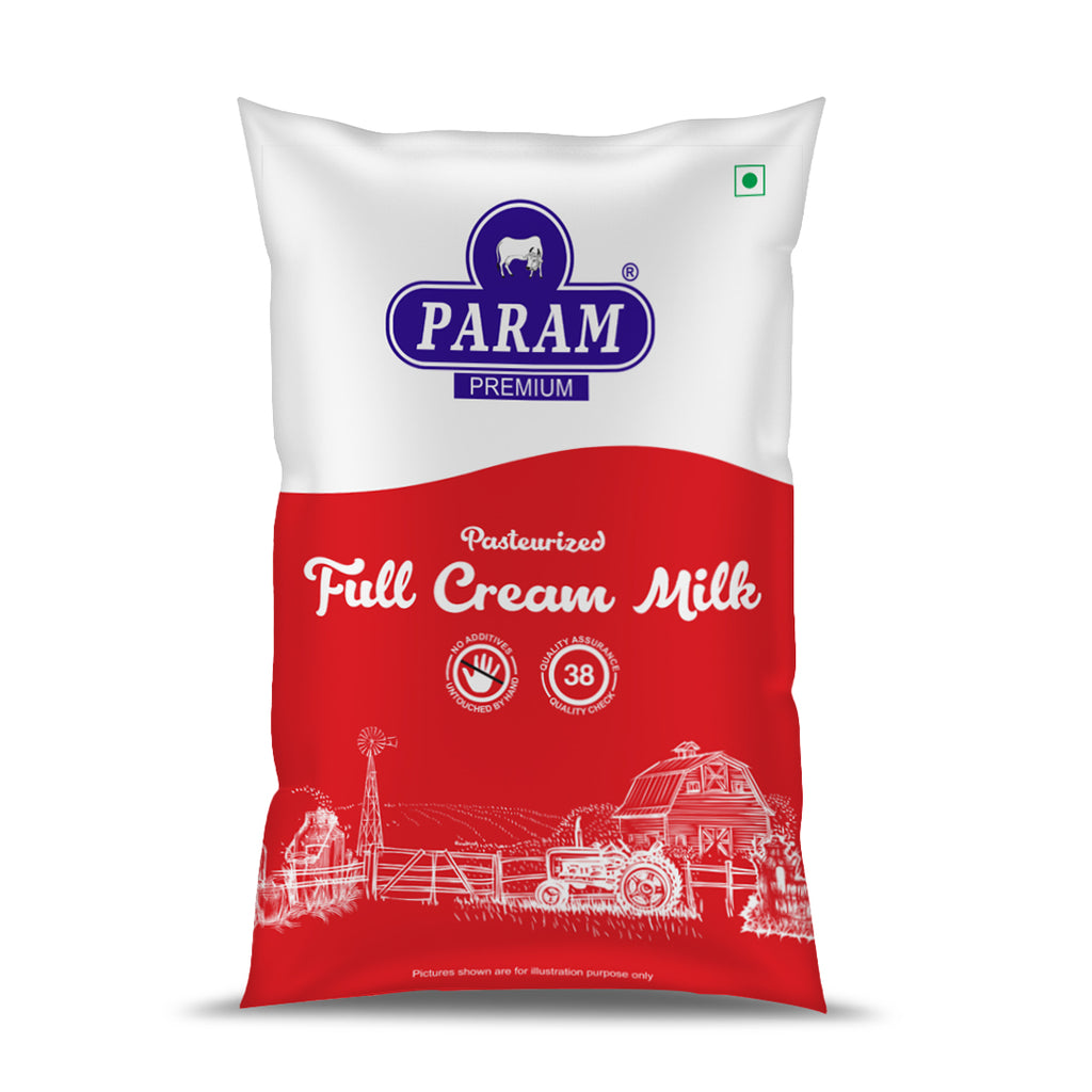 Param Premium Full Cream Milk 6Ltr Pack
