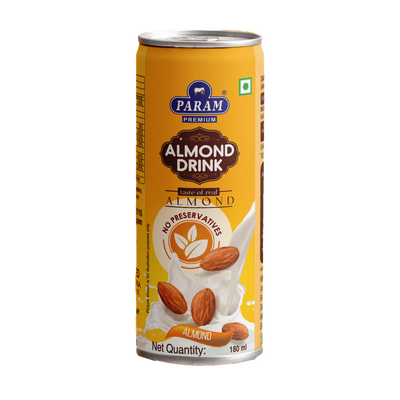 Param Premium Almond Flavored Milk (Pack of 6)