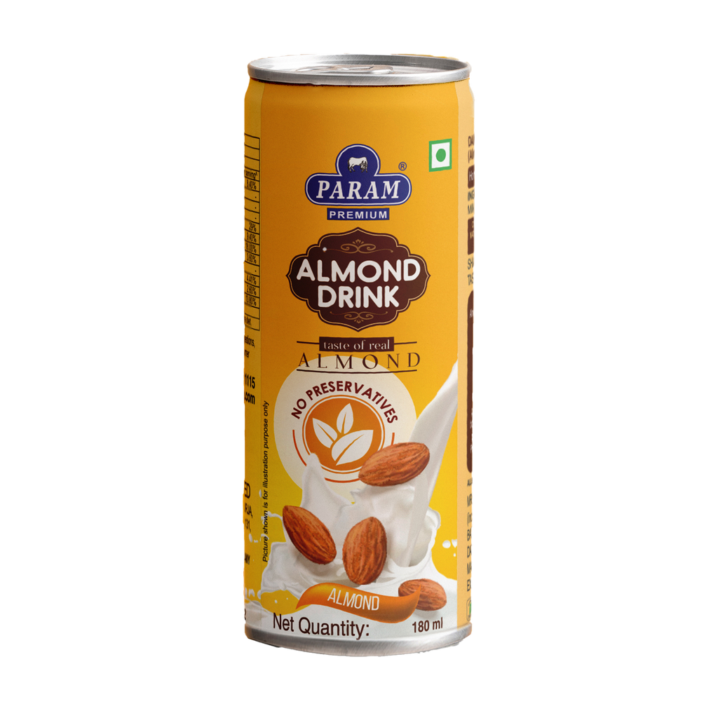 Param Premium Almond Flavored Milk (Pack of 6)