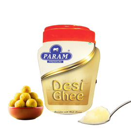 Param Premium Desi Ghee: GC Tested- Jar
