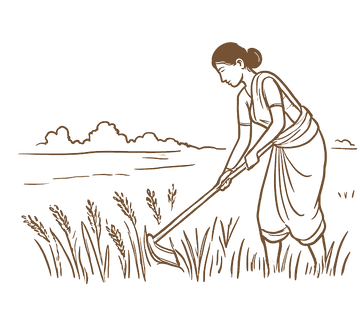 Heritage farmer illustration