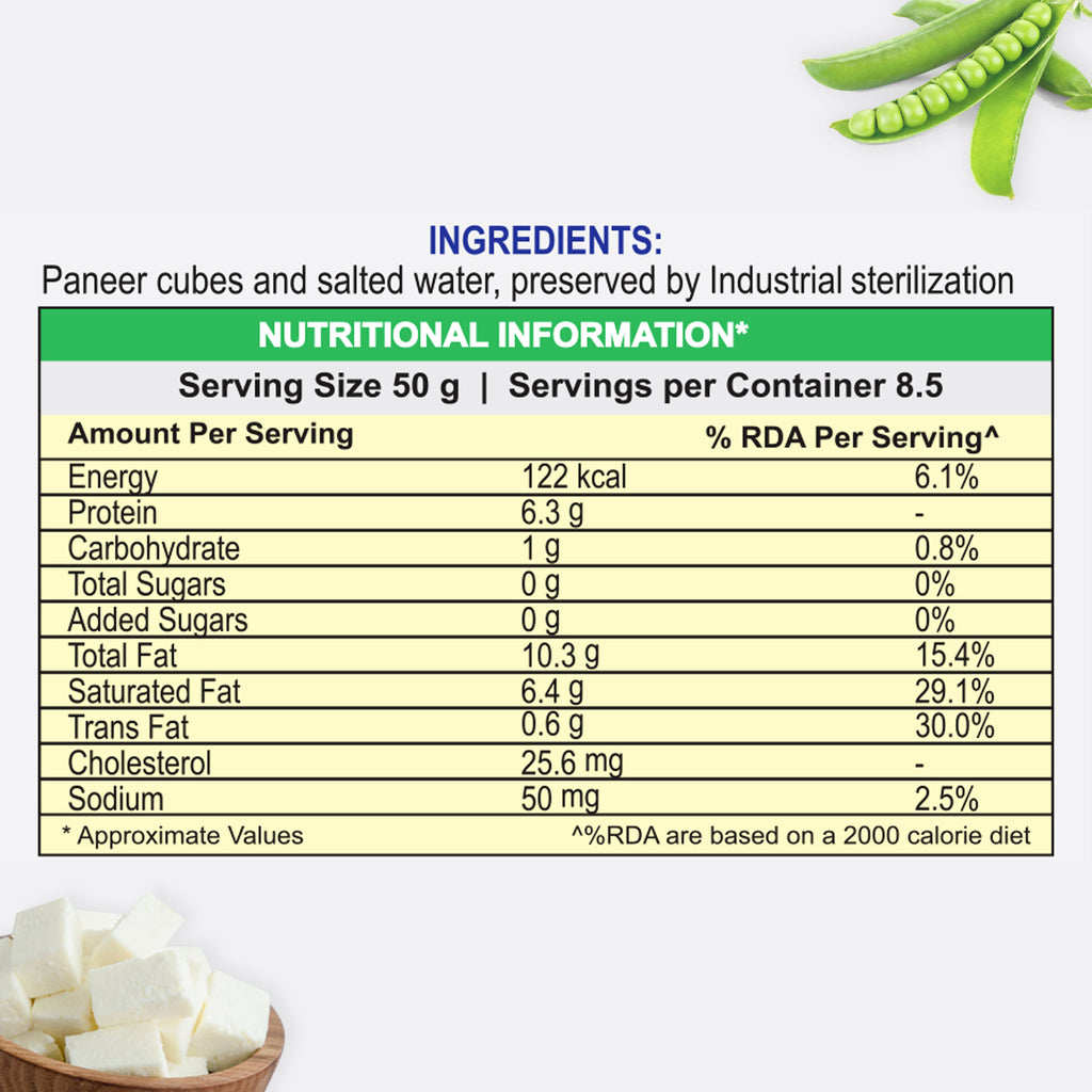 Param Premium Sterilized Paneer
