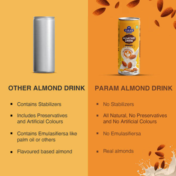 Param Premium Almond Flavored Milk (Pack of 6) - Image 6