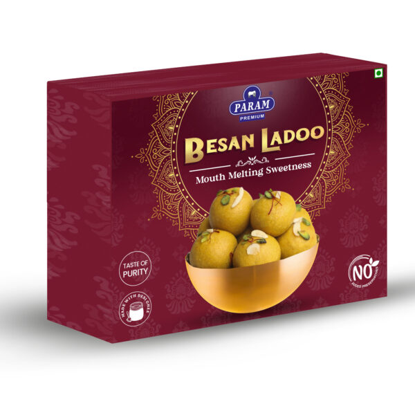 Param Premium Besan Ladoo (Pack of 2) - Image 2