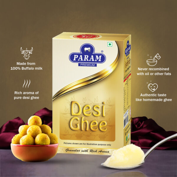 Param Premium 100% Pure Desi Ghee Tetra Pack