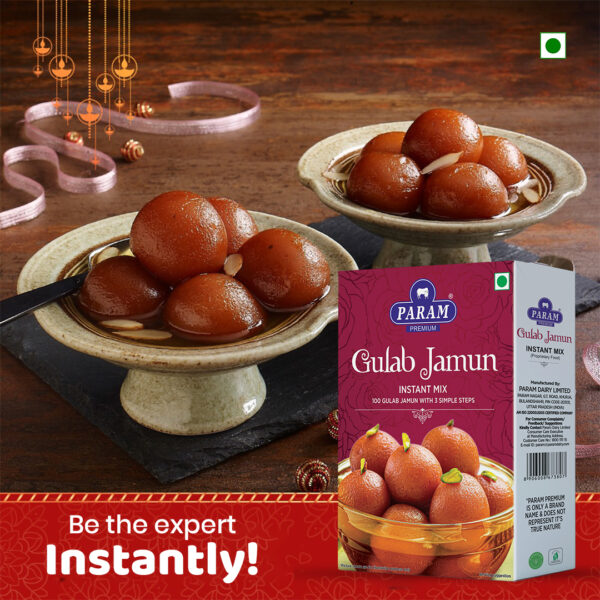 Param Premium Gulab Jamun Instant Mix 500g