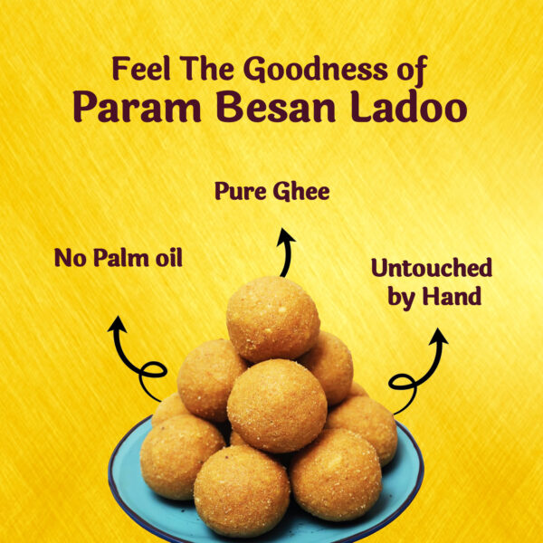 Param Premium Besan Ladoo (Pack of 2) - Image 5