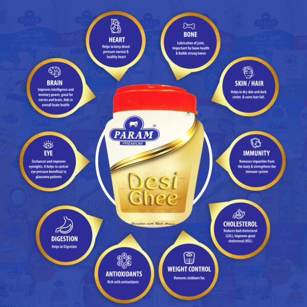 Param Premium Desi Ghee: GC Tested- Jar - Image 4