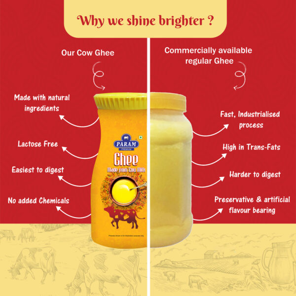 Param Premium Cow Ghee Jar - Image 5