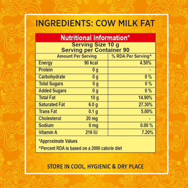 Param Premium Cow Ghee Tetra Pack - Image 3